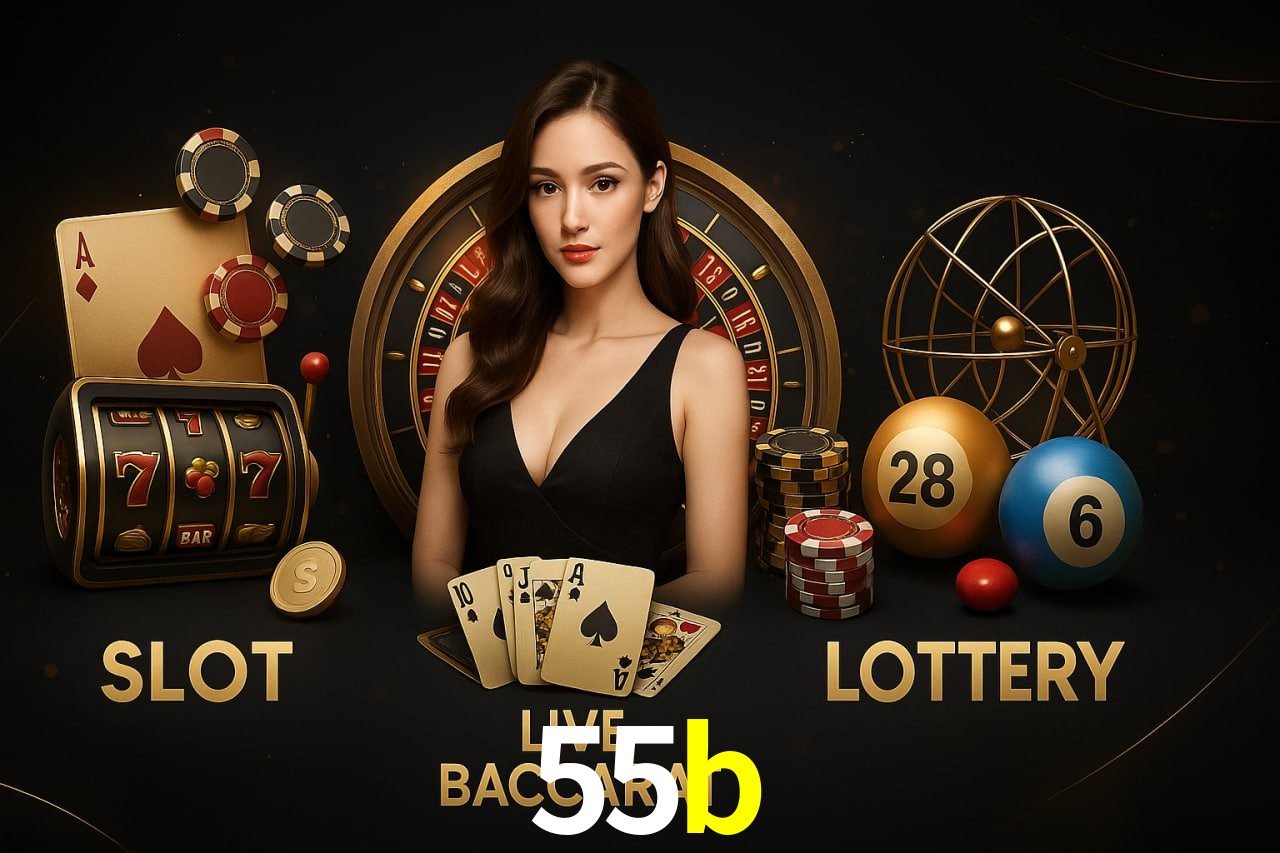 55b: Jogos de Caça-Níqueis-Altas Recompensas, Roleta-Velocidade, Blackjack-Desafios Máximos